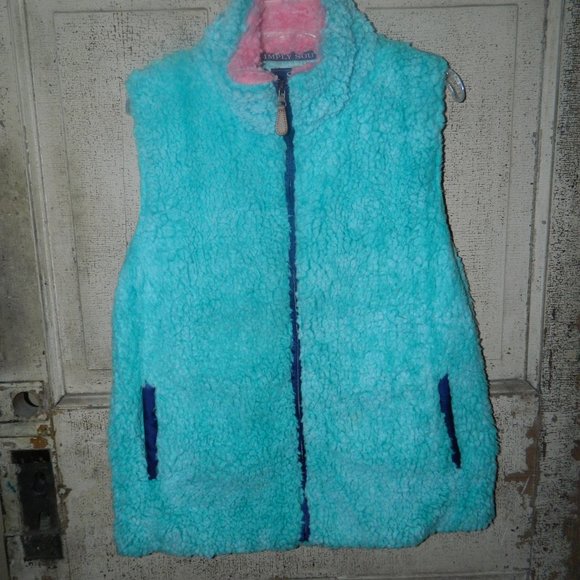 Simply Southern Jackets & Blazers - Simply Southern Sherpa Vest Womens Size Large (JJ-36)